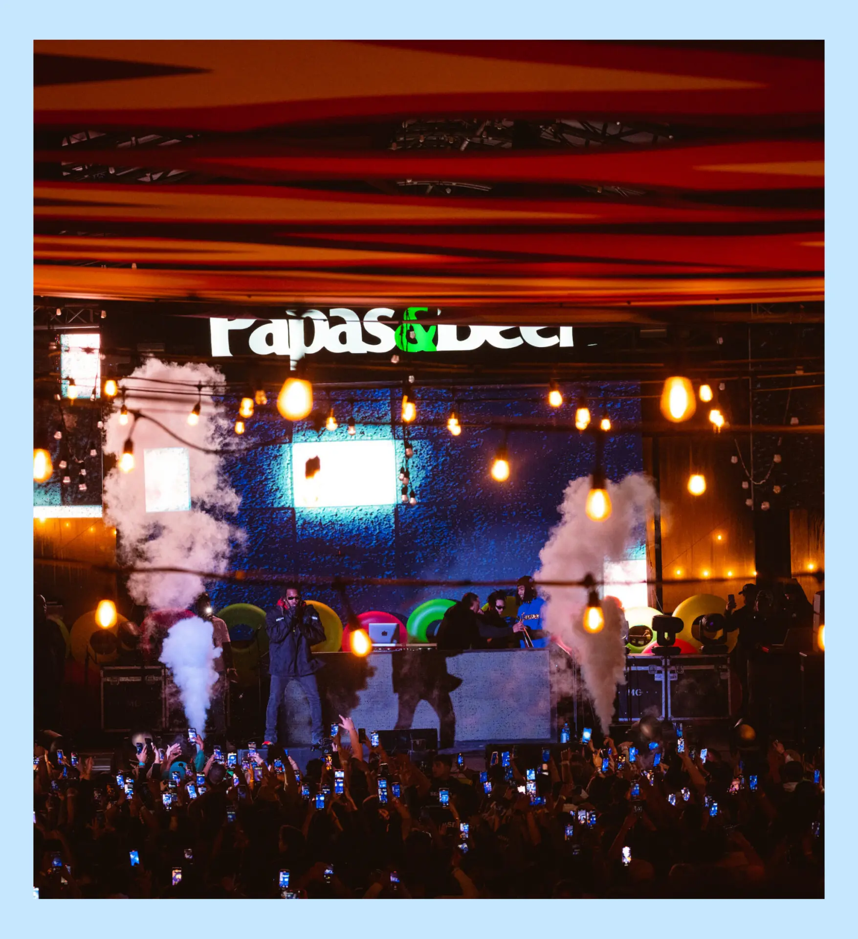 Papas & Beer main stage show