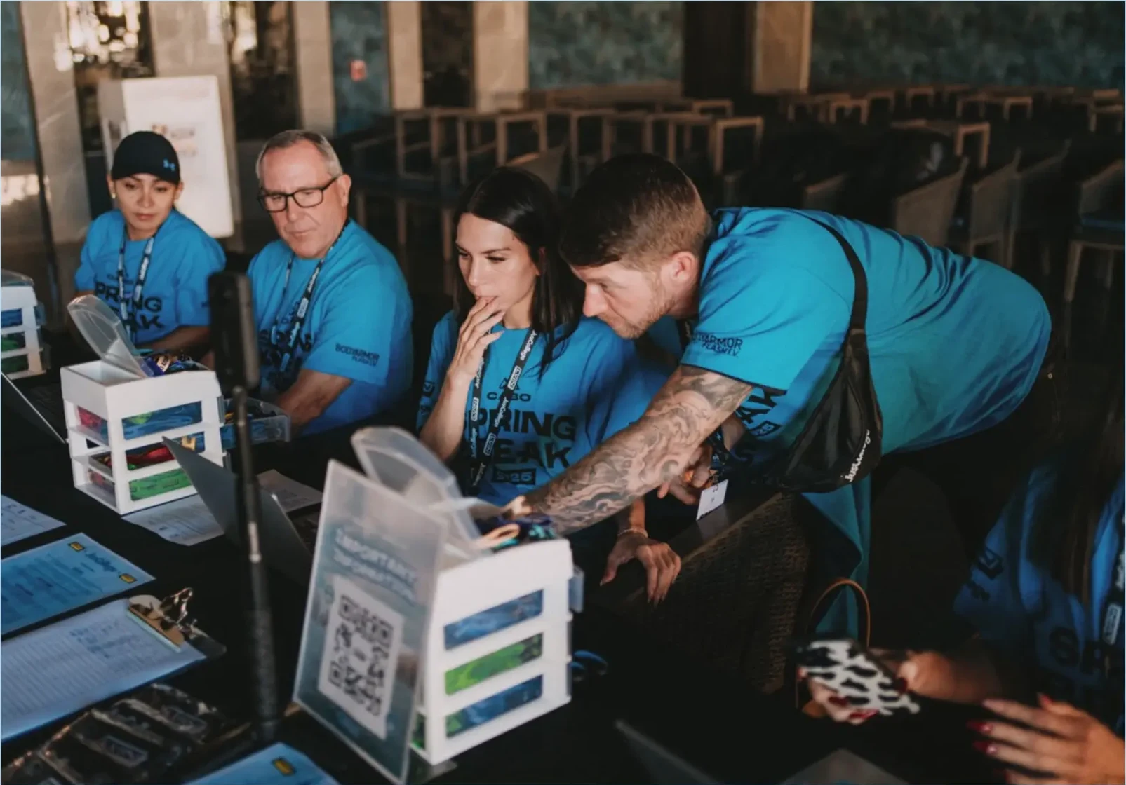 LVIN OPERATIONS STAFF & ON-THE-GROUND SUPPORT